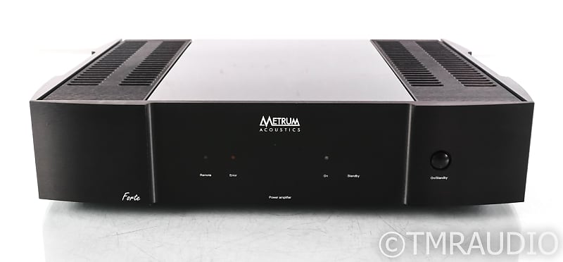 Metrum Acoustics Forte Stereo Power Amplifier; Black | Reverb