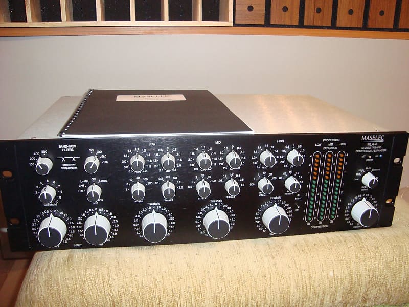 Maselec MLA-4 Stereo Triband Compressor Expander 2016s - Black image 1
