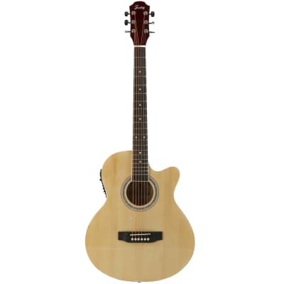 Fazley W80-SGANT Slim Auditorium Natural + Fazley Kubo A25 Electro-Acoustic Guitar Starter Pack image 3