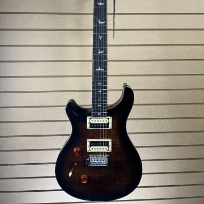 PRS  SE Custom 24 Left-Handed Electric Guitar - Black Gold Burst w/Gig Bag + FREE Shipping #548 image 4