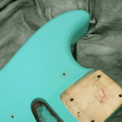1980s Fender Stratocaster JV Reissue Body MIJ  - Seafoam Green image 11