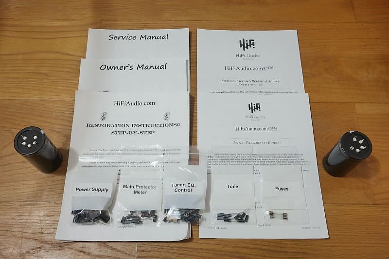 Toshiba SA-7100 restoration kit filter capacitor repair rebuild fix  			