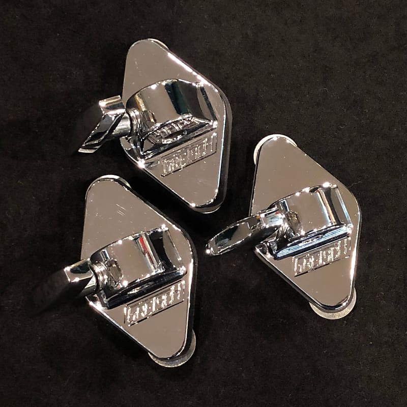 Gretsch (Set of 3) GS4820 Modern Diamond Plate Floor Tom Leg Reverb