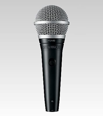 Shure PGA48-QTR Vocal Microphone with XLR to 1/4" Cable image 1