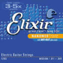 Elixir 12102 Medium Electric Guitar Strings with NANOWEB Coating