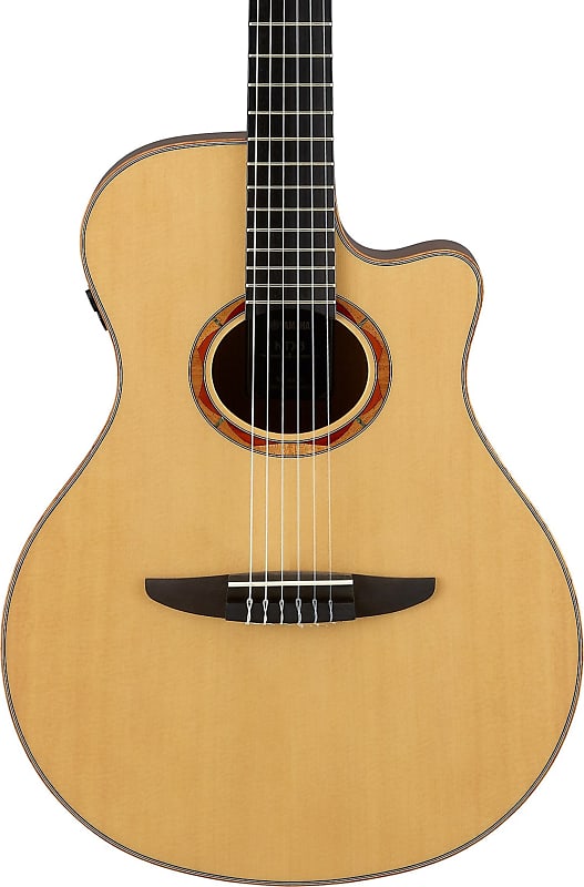 Yamaha NTX3 NX Series Nylon-String Acoustic-Electric Guitar, Natural w/Soft Case image 1
