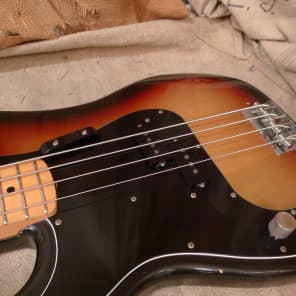 Fender Precision Bass Lefty 1974 Sunburst image 16