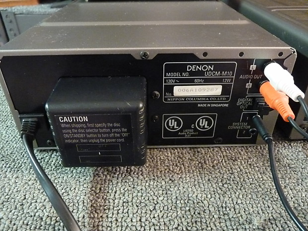 Denon D-M10 Mini Components - Stereo Receiver & 3 Disc CD