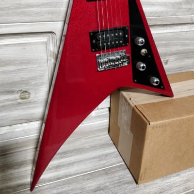 MAKO XK9 80's Flying V Randy Roads Type Candy Apple Red image 2