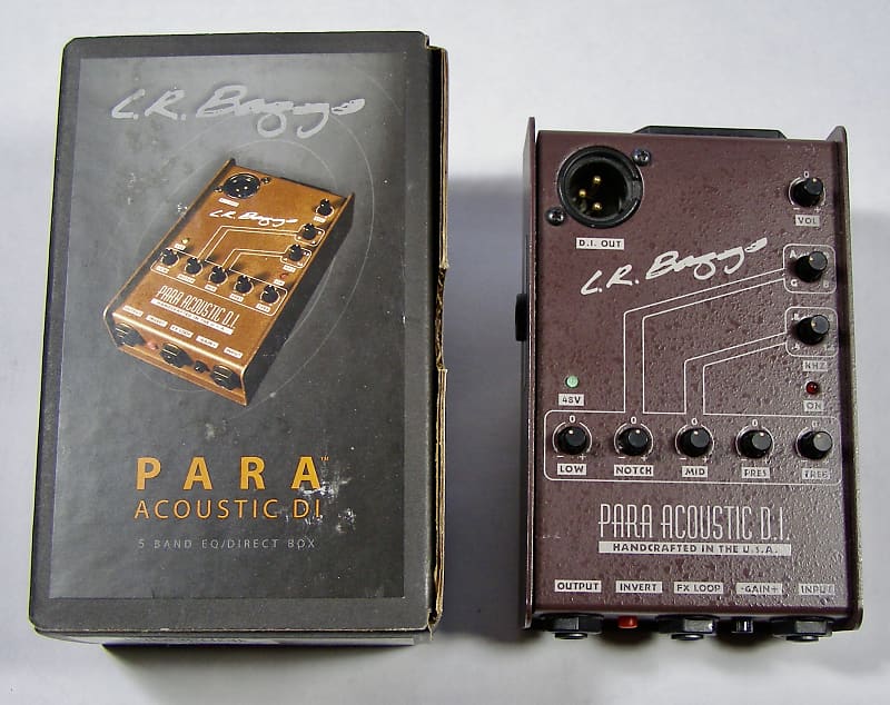 LR Baggs 50th Anniversary Gold Para Acoustic Guitar DI And Preamp
