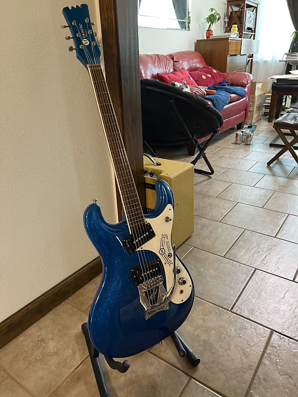 Mosrite Mark I 2002 Blue Metallic Sparkle