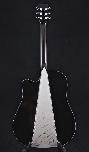 Esteban black silver cutaway guitar new arrivals