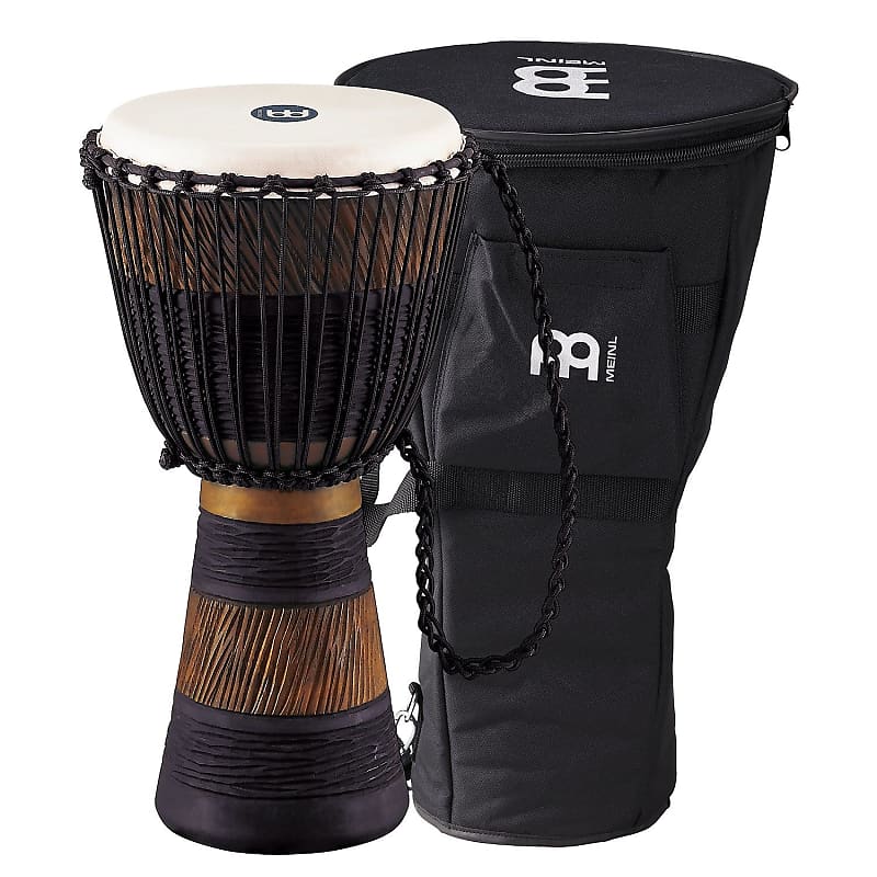 Meinl ADJ3-M+BAG African Style Rope Tuned 10" Djembe with Bag image 1