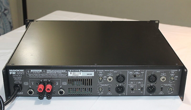 Mackie M-1400i ~ 2-Channel Professional Power Amplifier ~ 500WPC into 4 ohms