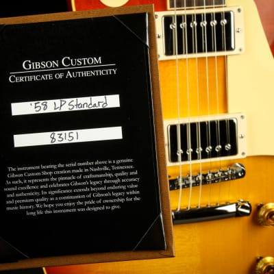 Gibson Custom Shop PSL '58 Les Paul Standard Reissue Gloss Antiquity Burst image 20