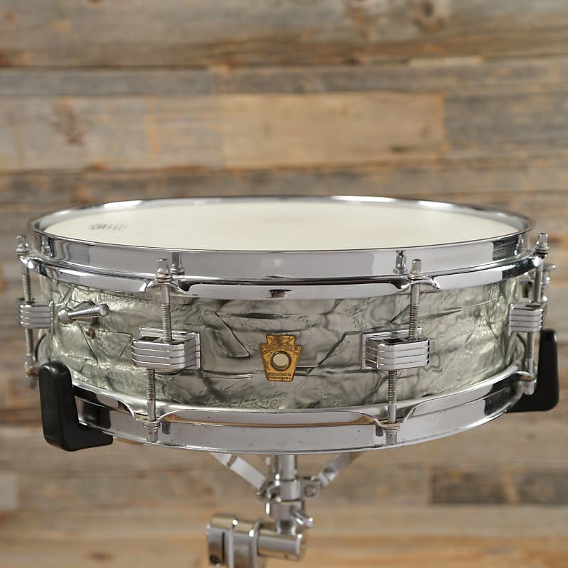 Ludwig No. 906 Downbeat 4x14" 8-Lug Piccolo Snare Drum 1960 - 1968 image 4