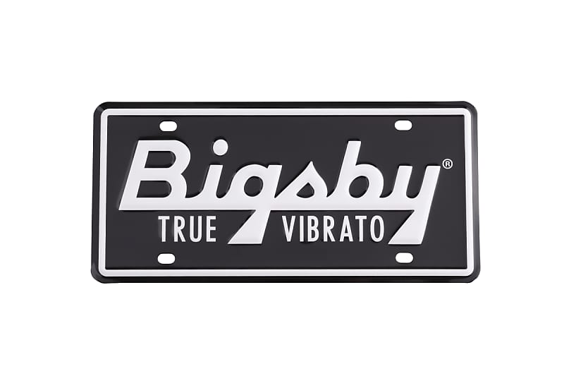 Bigsby True Vibrato Metal License Plate
