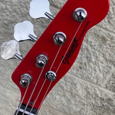 GAMMA Custom Bass Guitar T22-02, Delta Star Model, Tuscany Red image 12