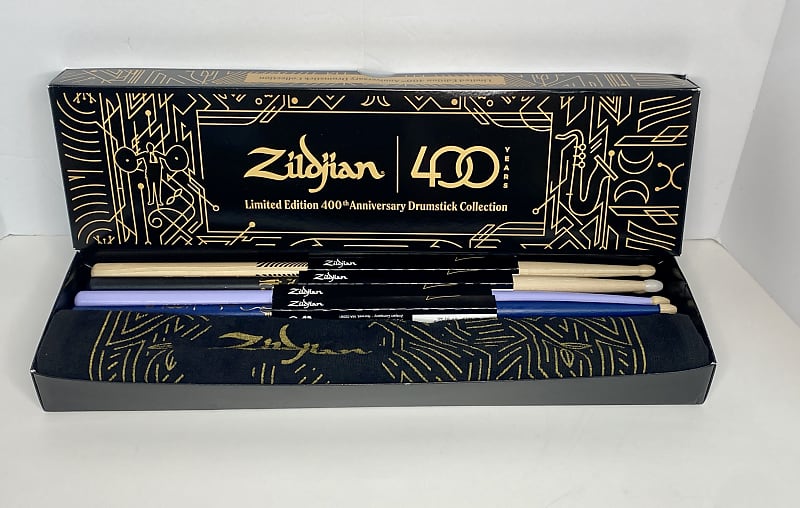 Zildjian Limited Edition 400th Anniverary Sticks and Towel Bundle