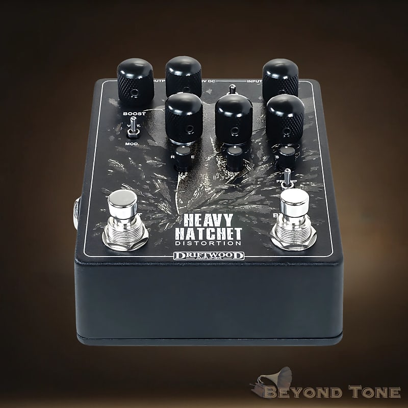 ギター DRIFTWOOD HEAVY HATCHET DISTORTION HEAVY HATCHET DISTORTION PEDAL - Driftwood Amps