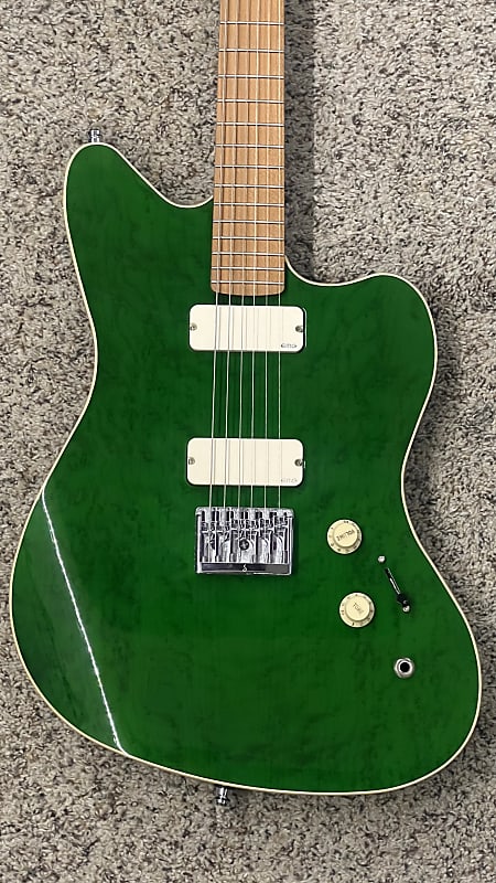 Warmoth Jazzmaster 2022 Transparent green Body Only | Reverb