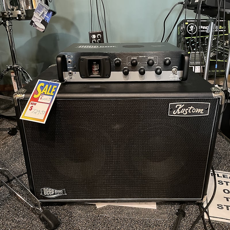 Kustom DE1200HD 1200 watt Hybrid Tube Bass Amp Reverb