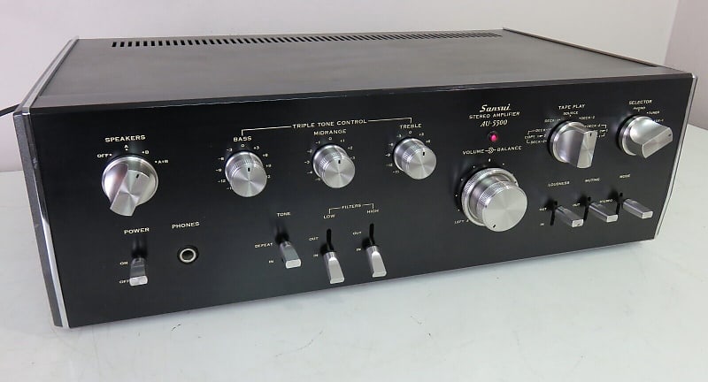 SANSUI AU-5500 INTEGRATED AMPLIFIER WORKS PERFECT SERVICED