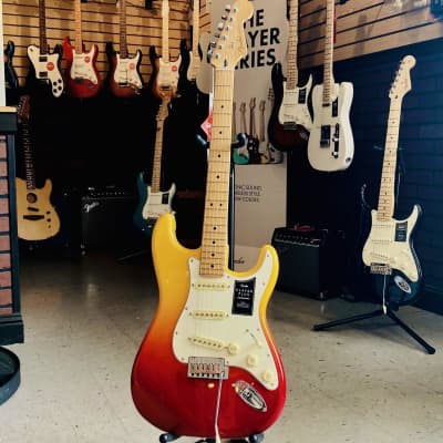 Fender Player Plus Stratocaster with Maple Fretboard 2023 - Tequila Sunrise image 6