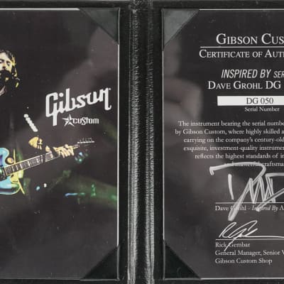 2010s Gibson Custom Shop Dave Grohl Signature DG-335 Ebony image 7