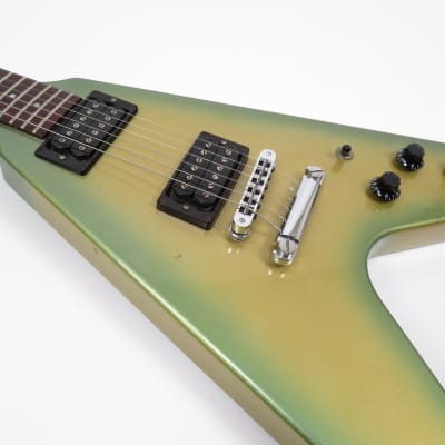 Gibson Flying V 1984 Rare Green Burst Finish with Case image 6