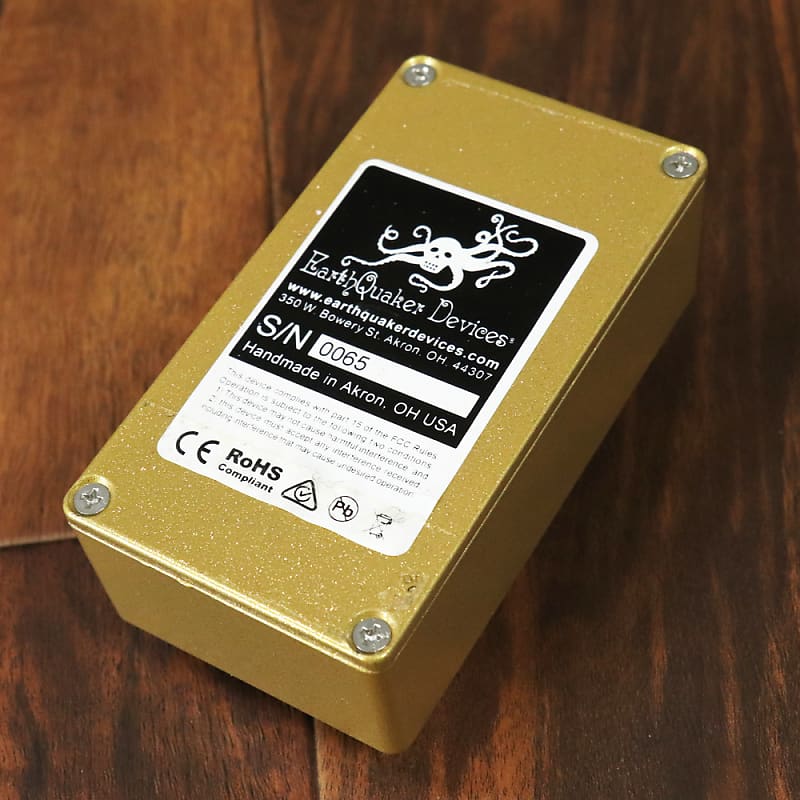EarthQuaker Devices Special Cranker Gold Limited Edition (S/N:0065