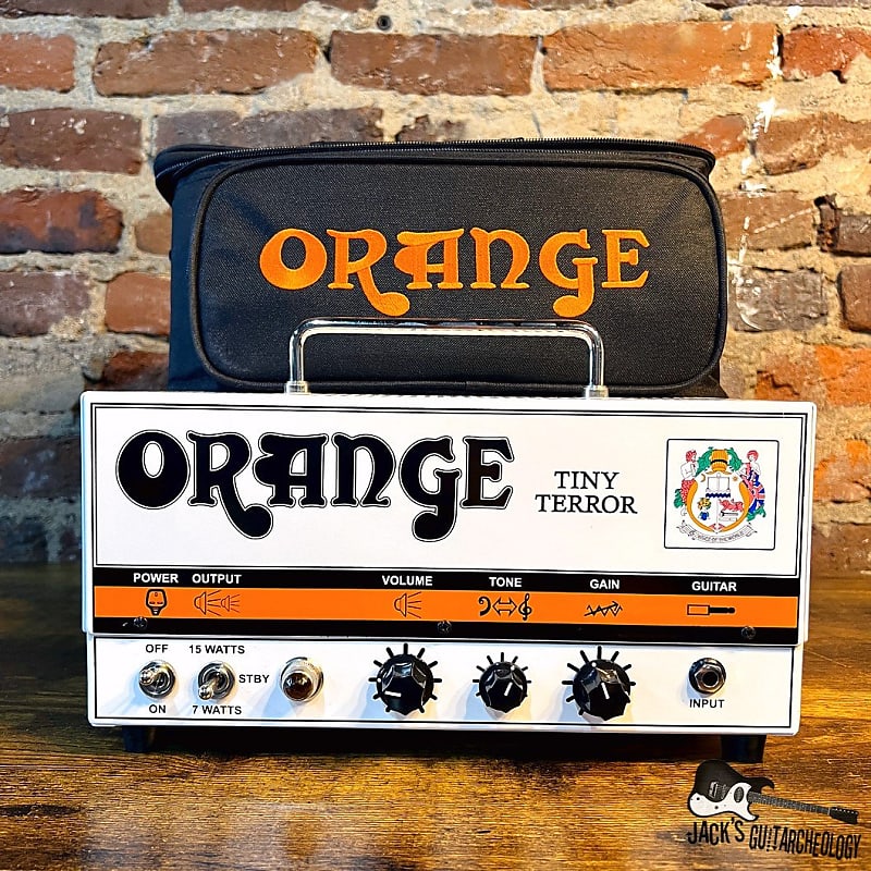 Orange Tiny Terror Amp Head w/ Bag (2010s - White)