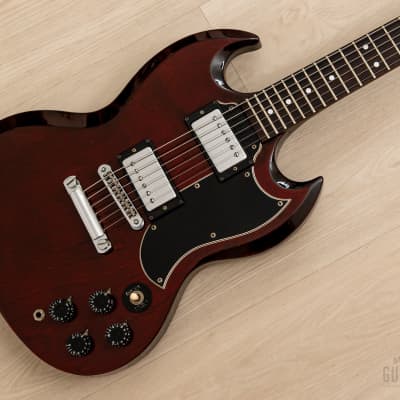 1980 Greco SS700 Vintage Electric Guitar Cherry w/ Long Frame Vibrola &  Case, Japan Fujigen | Reverb