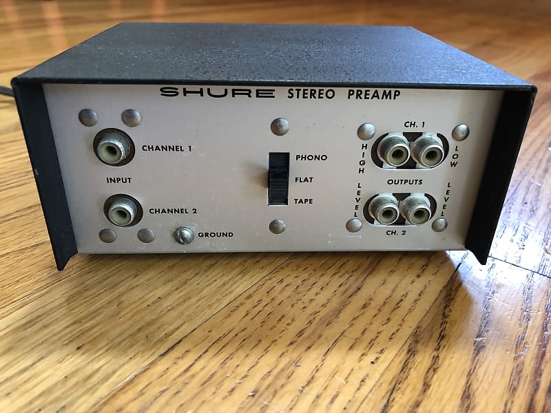 サイバーパンク 動作良品 ビンテージ フォノイコ SHURE M64