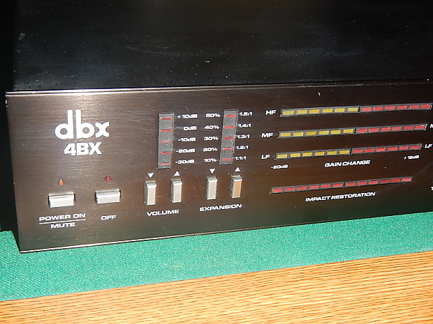 Vintage DBX 4BX Multi-Band Expander / Enhancer with Remote Control, Manual