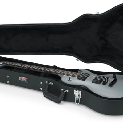 Gator GWE-LPS-BLK Hard-Shell Wood Case for Single-Cutaway Guitars like Gibson Les Paul image 1