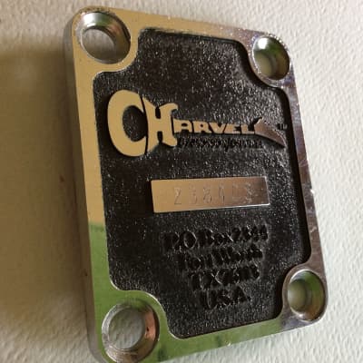 1986 Charvel Model 1 2 3 4 5 6 spare parts lot with TM Neck Plate image 6