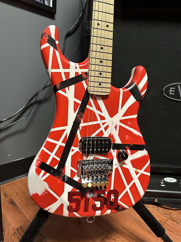 GMW Kramer EVH 5150 Striped Replica Tribute Guitar Reverb