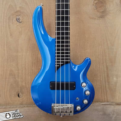 Cort Curbow 4 Electric Bass Blue w/ HSC Used image 1
