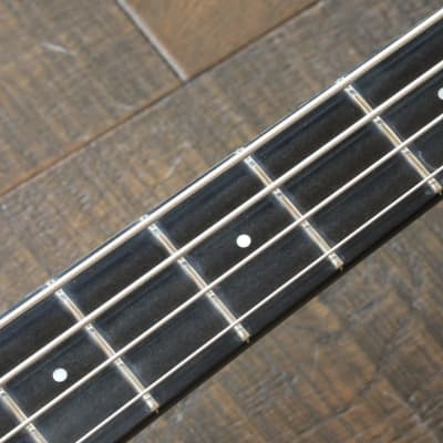 1999 Modulus VJ4 Electric 4-String Bass Guitar Black + Case (6824) image 9