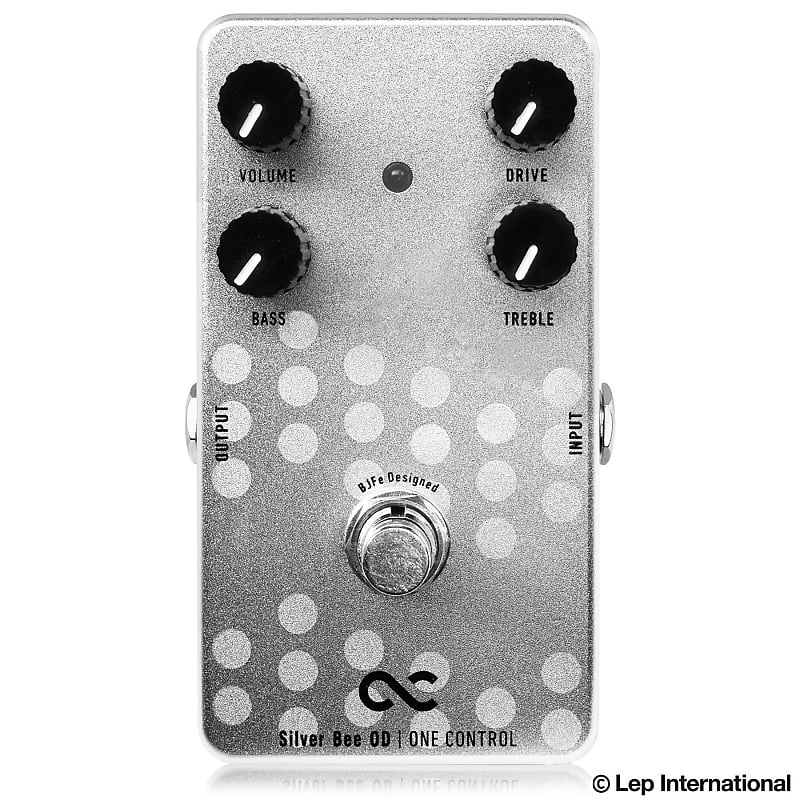 One Control Silver Bee Overdrive OC-SBOD - BJFe Series Effects Pedal for Electric Guitar - NEW! image 1