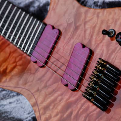 GB Liuteria  Boutique guitar Kapooya 7 string fanned knotted thread edition image 7