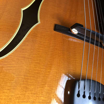 Benedetto Fratello 1988 Honey Blonde Built by Robert Benedetto Mint Vintage Jazz Archtop for sale