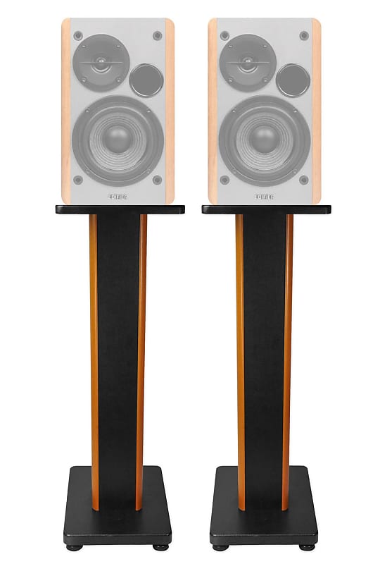 Pair 28" 2Tone Speaker Stands For Edifier R1280T Bookshelf Reverb