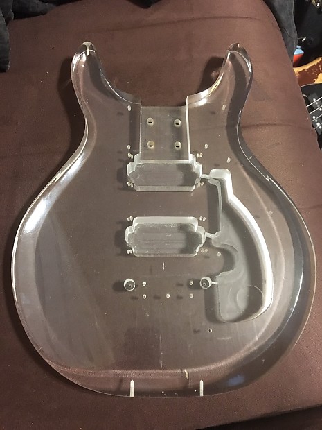 Plastic store guitar body