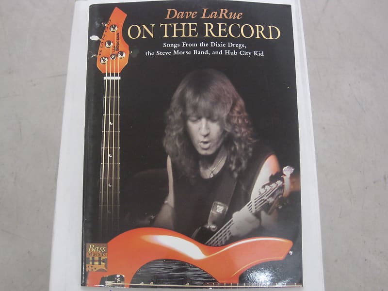 Dave LaRue On The Record Sheet Music Song Book Songbook Guitar Tab Tablature image 1