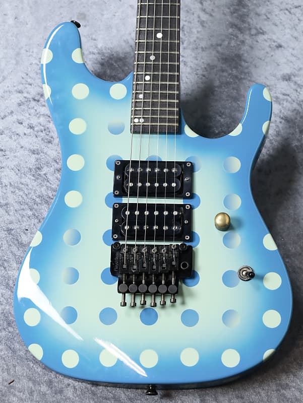 Kramer KVC130 Vivian Campbell Model 1980s - Blue With | Reverb UK