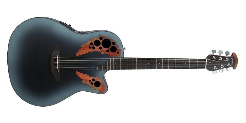 Amazon.com: Ovation Celebrity Elite CE44-RBB Mid-Depth