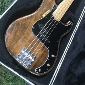 Fender Precision Bass - Dark Walnut Stain, MIJ with SKB