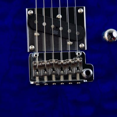 Ibanez Prestige AZS2200Q Electric Guitar w/ Case - Royal Blue Sapphire image 8